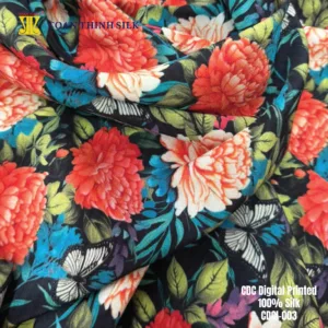 Lụa Tơ Tằm Toàn Thịnh, Toan Thinh Silk, Vietnam Silk | Lụa Crep De Chine In - CDC Silk Digital Printed