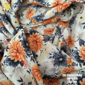 LỤA CREP DE CHINE in kỹ thuật số - lụa toàn thịnh