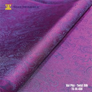Lụa Tơ Tằm Toàn Thịnh, Toan Thinh Silk, Vietnam Silk | Lụa Hoa Văn - TS14