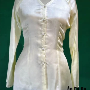 Lụa Tơ Tằm Toàn Thịnh, Toan Thinh Silk, Vietnam Silk | Áo Bà Ba - Size M