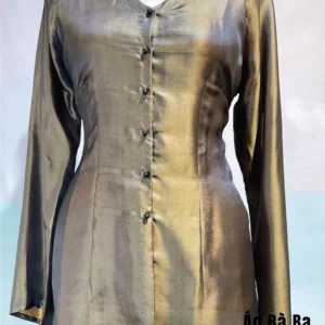 Lụa Tơ Tằm Toàn Thịnh, Toan Thinh Silk, Vietnam Silk | Áo Bà Ba - Size XL