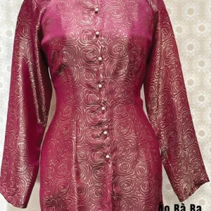 Lụa Tơ Tằm Toàn Thịnh, Toan Thinh Silk, Vietnam Silk | Áo Bà Ba - Size XXL