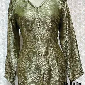 Lụa Tơ Tằm Toàn Thịnh, Toan Thinh Silk, Vietnam Silk|Áo Bà Ba – Size XXL